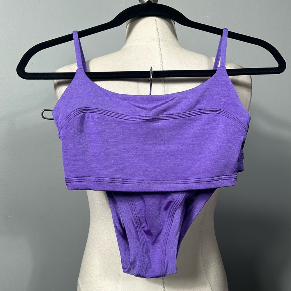 Esprit Tank Top and Bottom Lilac Bikini Set size small